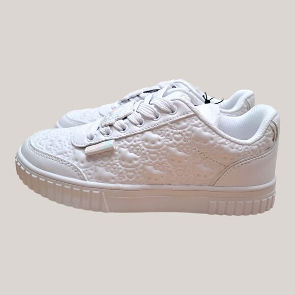 NWT Women's Hello Kitty Lace-Up Sneakers - White - Limited Edition - Multisize - Picture 6 of 13